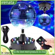 【renata】Rotating Disco Ball Disco Ball Spinner Disco Ball Decor