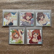 色紙 泳裝 水着 五等分的花嫁 五等分的新娘 一花 二乃 三玖 四葉 五月