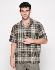 WALRUS Walrus Kemeja Studio Plaid Print Motif