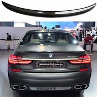 For 7 Series Car FRP / Carbon Fiber Rear Spoiler Boot Wing P Style for BMW  G11 G12 740i 750i 760i S