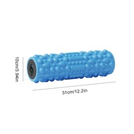 Electric Vibrating Foam Roller Yoga Column Rechargeable Exercise Roller 5 Modes Muscle Roller for Yo
