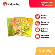 IndoSedap Sido Muncul Kunyit Asam Herbal Drink | Authentic Original Indonesian Herbal Jamu (5 x 25g 