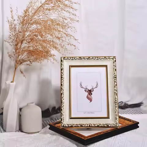 European creative photo frame A4 table 5 6 7 8 10 16 inch high-end photo frame picture frame A3 fami