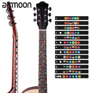 [ammoon]Innovative Guitar Fretboard Note Decals Fingerboard Frets Map Sticker for Beginner Learner