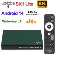 UGOOS SK1 Lite Amlogic S928X-K Android 14.0 AV1 Smart TV Box DDR4 4GB 64GB WIFI6 BT5.2 Set Top Box 8