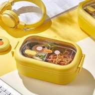 [Bento Box] Bento Box Stainless Steel Bento Box Microwave Bento Box Insulated Lunch Box Student Bent