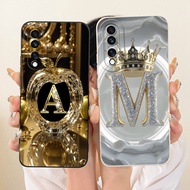 For Honor 70 Casing Aesthetic Luxury Letter Fashion Crown 2D Painted Case For Honor FNE-AN00 FNE-NX9