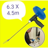 4.5m Drain Cleaner Plumbing Snake Drain Auger Sink Snake Pipe Drain Cleaner for Bathroom Kitchen Sin