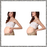 T8100% Silicone Fake Pregnant Belly Disguised Pregnant Women Fake Belly Halloween COS Props