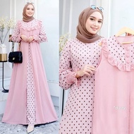 Latest Women's Gamis Clothes 2024 Ghamis Syari Recitation Uniforms Syari Clothing Games2024 Kaftan T