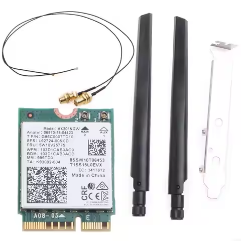 N84B AX201NGW Wifi NGFF for Key E for M.2 CNVio 2 Dual Band 2.4G Wireless Adapter Card 802.11ac BT 5