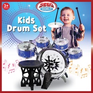 MINI TOY DRUM SET FOR KIDS Jazz drum set | LITTLE BAND | Develop Music Talent 5 Drums Music Educational Toy Drums