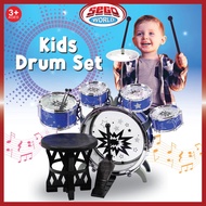 MINI TOY DRUM SET FOR KIDS Jazz drum set | LITTLE BAND | Develop Music Talent 5 Drums Music Educatio