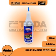 LUCAS ENGINE OIL STOP LEAK 946ML CAIRAN ANTI REMBES - BY LARISAN