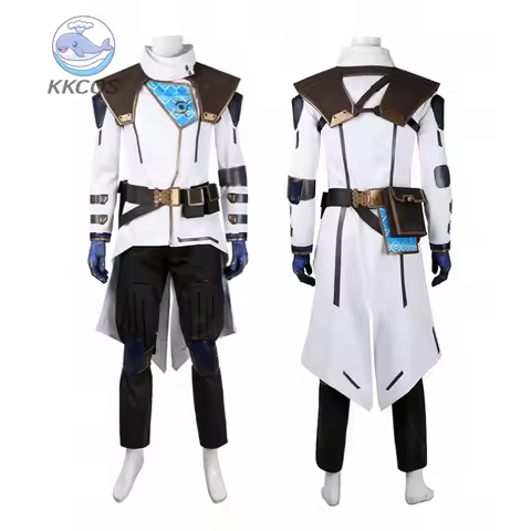 Game Cypher Valorant Cosplay Costume Hat Coat Pants Accessories Full Set Halloween Party Carnival Un