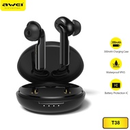 Awei T38 Wireless bluetooth earbuds HiFi surround stereo headphone  Ultra-Low latency bluetooth 5.1 earphone for all smart phones