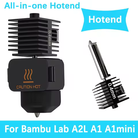 A2L Hotend Kit For Bambu Lab A1 A1mini Non-detachable Hardened Steel Integrated Nozzle Same As Origi