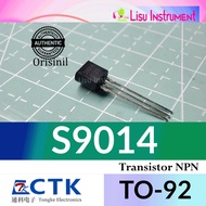 S9014 NPN 45V 100mA C331 Transistor Single Bipolar TO-92 Ctk Electronics
