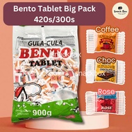 [HALAL] Bento Tablet Gula-Gula Candy BIG / Standard Pack 300pcs / 420pcs Sweet Mini Tablet Snack