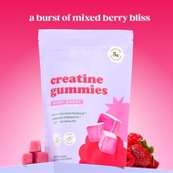 Creatine Gummies (36 Gummies), Creatine Supplement, Mixed Berry Flavored Dietary Supplement