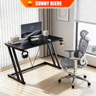 SNB 160/140/120cm Gaming Table Computer Study Table Office Table With Z-Shaped Full Metal Leg