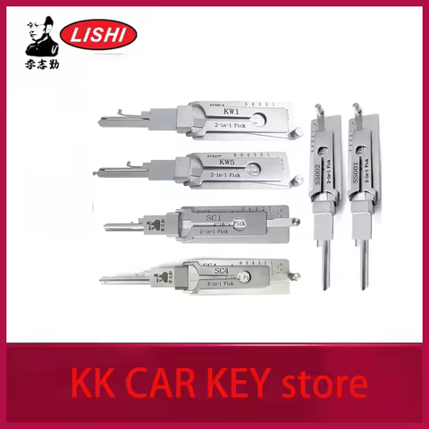 Locksmith Special Tools Lishi 2 in 1 Key Home Door Civil Locks Decoder Kit SS001Pro SS002Pro SC1 SC4