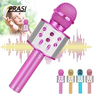 PRASI Wireless Karaoke Microphone, With Speaker Reverb Sound Effects Voice Changing Microphone, Dura