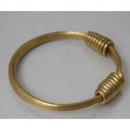 Pure Hand Hammer Brass Bracelet Extra Large Brass Bracelet Movable Copper Bracelet Suitable for Midd