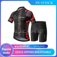 [In Stock] OUDIKE Bike Shirt Downhill Jersey High Quality Pro Team Mountain Bicycle Clothing Merida 