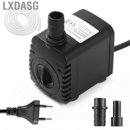Lxdasg Irishom Submersible Water Pump 8W  Max 600L/H Flow Small Fountain with 4 Suction Cup Base 3.9