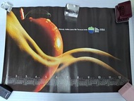 1986年 The Apple Jean 蘋果牌牛仔褲1986年曆海報