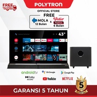 sale POLYTRON Smart Cinemax Soundbar LED TV 43 inch PLD 43BAG9953