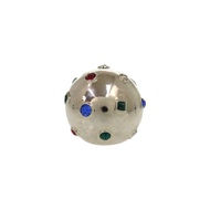 路易威登 Planet 17 Strass 雞尾酒戒指，金屬和水鑽，尺寸約 13.5，銀色，LV 0845 [二手]LOUIS VUITTON
