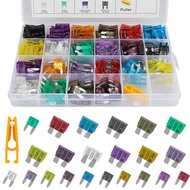 242PCS fuse board box small car fuse home store mini fuse insert