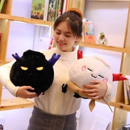 Anime Game Merchandise Onmyoji Black White Ibaraki Z Ball Dumpling Pillow Ibaraki Boy Two-Dimensiona