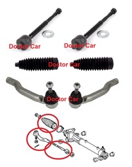 Doctor Car ยางกันฝุ่นแร็ค + ลูกหมากแร็ค + ลูกหมากคันชัก ฟอร์ด เรนเจอร์ Ford Ranger T6 2012-2018 2WD ตัวเตี้ย