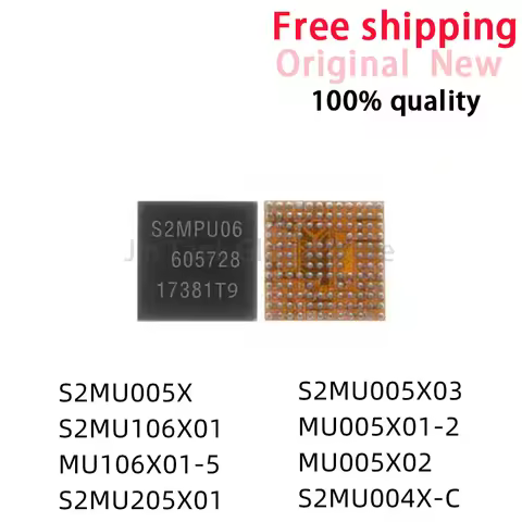 4pcs S2MU005X MU005X01-2 MU005X02 S2MU005X03 S2MU004X-C S2MU106X01 MU106X01-5 S2MU205X01 power ic fo
