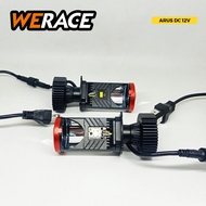 WERACE LED Headlamp H4 Mini Projector Projie Y8D Y8 Super Bright Headlight Mobil Motor Universal