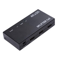 ALLOYSEED HDMI Splitter 1 in 2 out HDMI Switch HDMI Switcher 1x2 HDMI 1 Input 2 Output Splitter w/ a