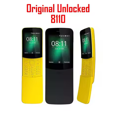 Original Unlocked 8110 4G Bluetooth 2.4" 1500mAh Loudspeaker Fast Shipping 8110 Dual SIM Mobile Phon