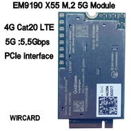 EM9190 5G NR Sub-6 GHz and mmWave Module LTE 4G Card M.2 5G Module PCIe3.0 interface Cat20 For Lapto