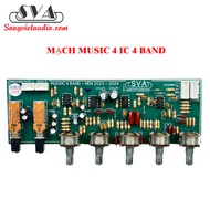 MUSIC 4IC CIRCUIT, 4 BAND MUSIC CIRCUIT - 1 CIRCUIT - WIRE INCLUDED