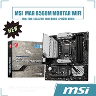 MSI MAG B560M MORTAR WIFI Motherboard LGA 1200 4×DDR4 DIMM Using Intel B560 chipset Micro ATX 128GB