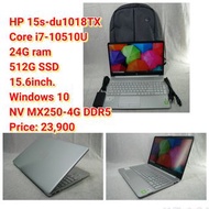 HP 15s-du1018TXCore i7-10510U24G ram512G SSD