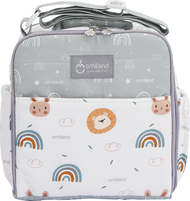 Omiland Tas Bayi Kecil Medium Besar Feather Sailor Alpaca Series Print Original