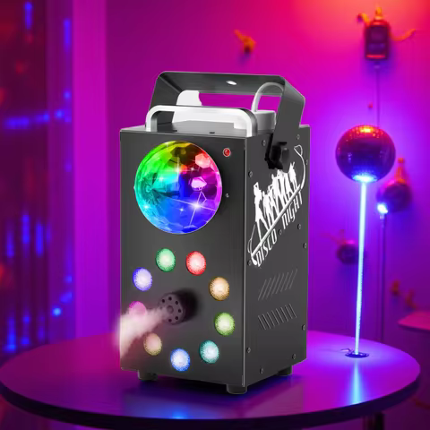 U`King 700W Smoke Machine Fog Machine LED Colorful Haze Machine Remote Control Fogger For Wedding Pa
