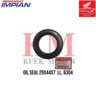 OIL SEAL,29X44X7 LL,6304 91204-K50-T01