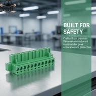 [A&B] Reliable 2EDGWB 5.08 Bulkhead Screw Terminal Blo Ideal for Professional Wiring Systems {vn}