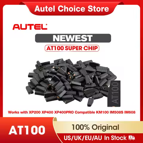 Autel AT100 Universal Super Transponder Chip Works with XP200 XP400 XP400PRO Compatible KM100 IM508S
