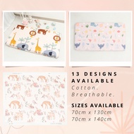 (SG Instock) Baby Cot Playpen Fitted Sheet Crib Mattress Cover | 65cm x 95cm | 60cm x 120cm